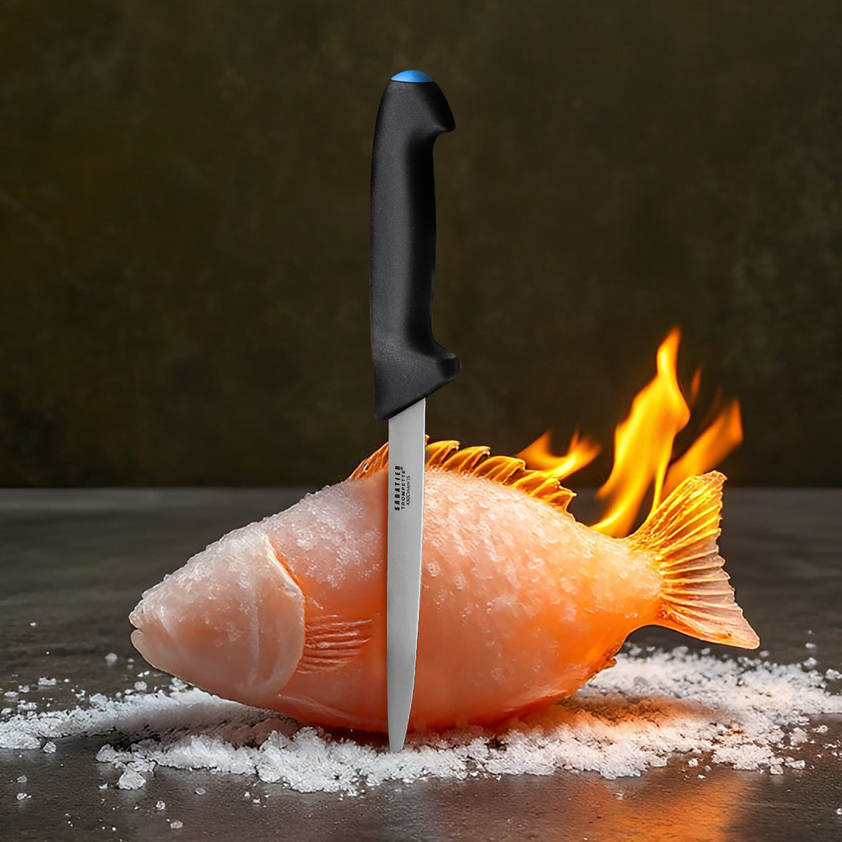 Pro Tech  - Couteau filet de sole 17cm Sabatier Trompette - Mathon - 2