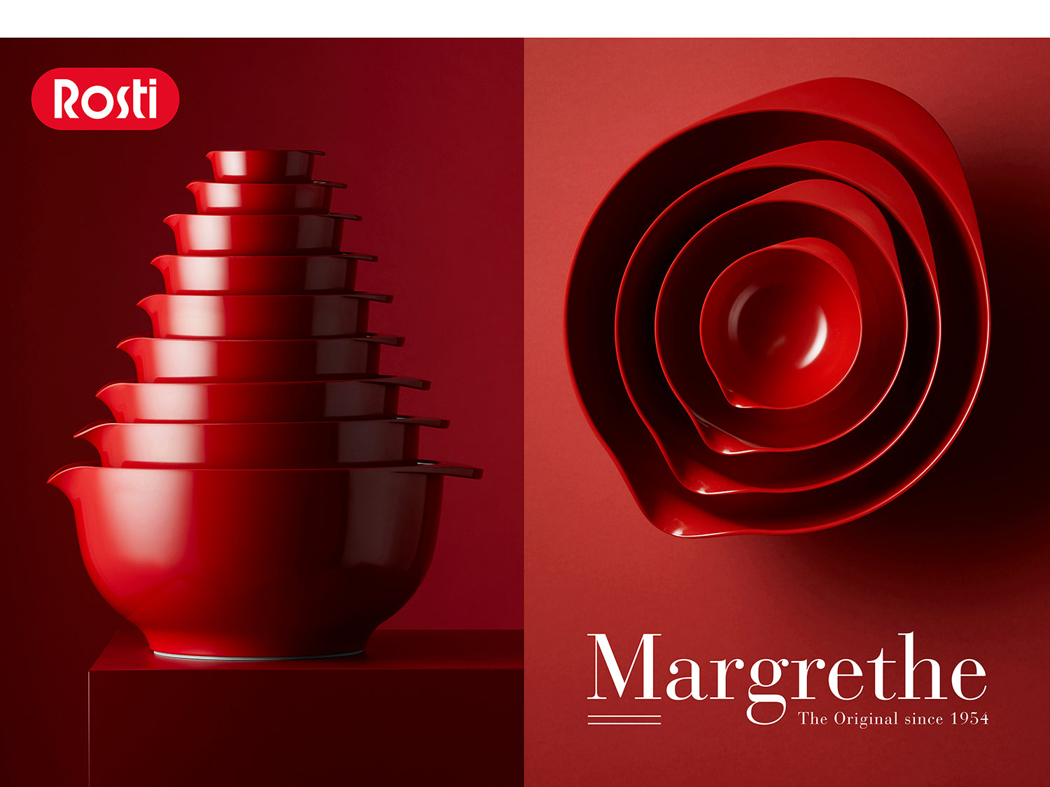 Passoire MARGRETHE Rouge Rosti - Mathon - 3