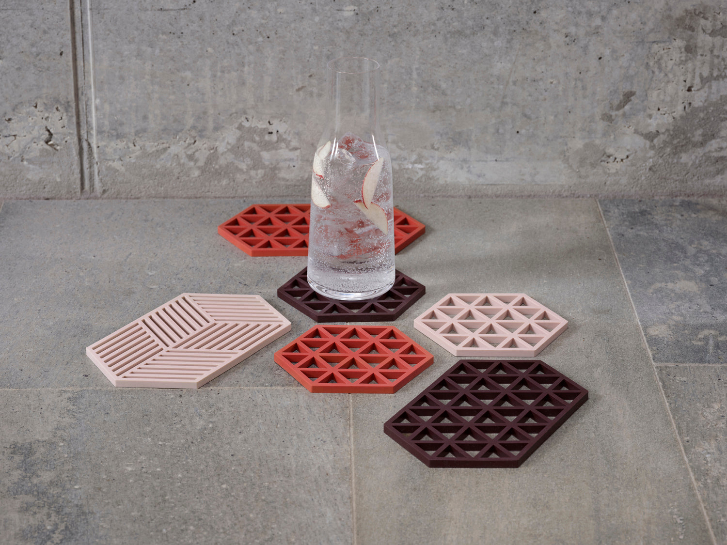 Dessous-de-plat Triangles en Silicone Kalamata Zone Denmark - Mathon - 2