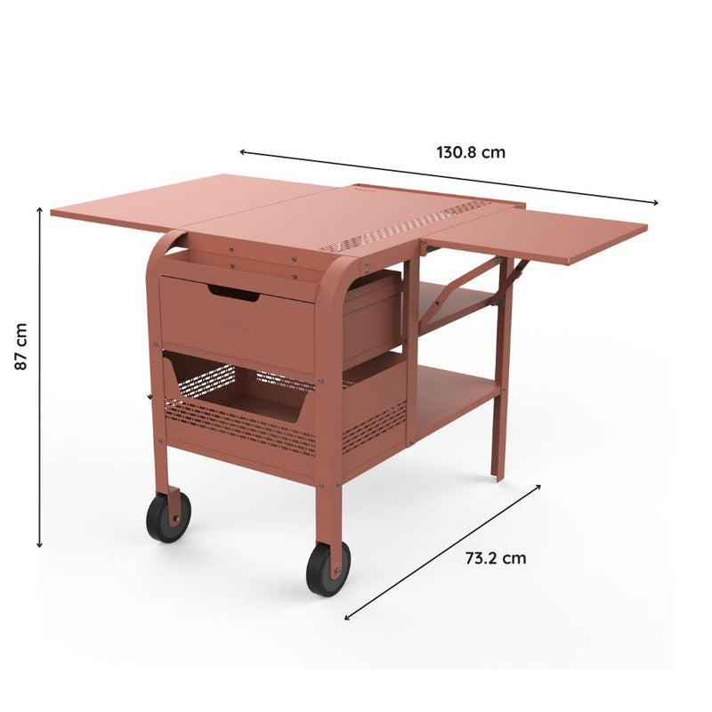 Desserte FREDDA Terracotta Ziipa - Mathon - 5