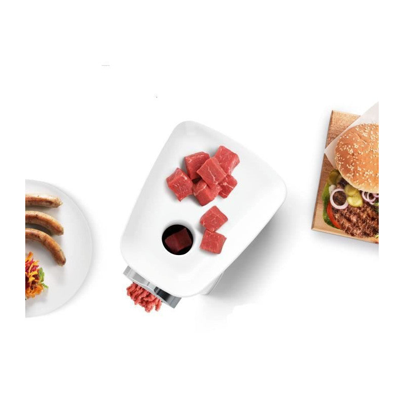 Hachoir A Viande Smartpower -   - Mfw2510w - 2 Grilles De Hachoir - Garnisseur De Saucisses - Blanc Bosch - Mathon - 3