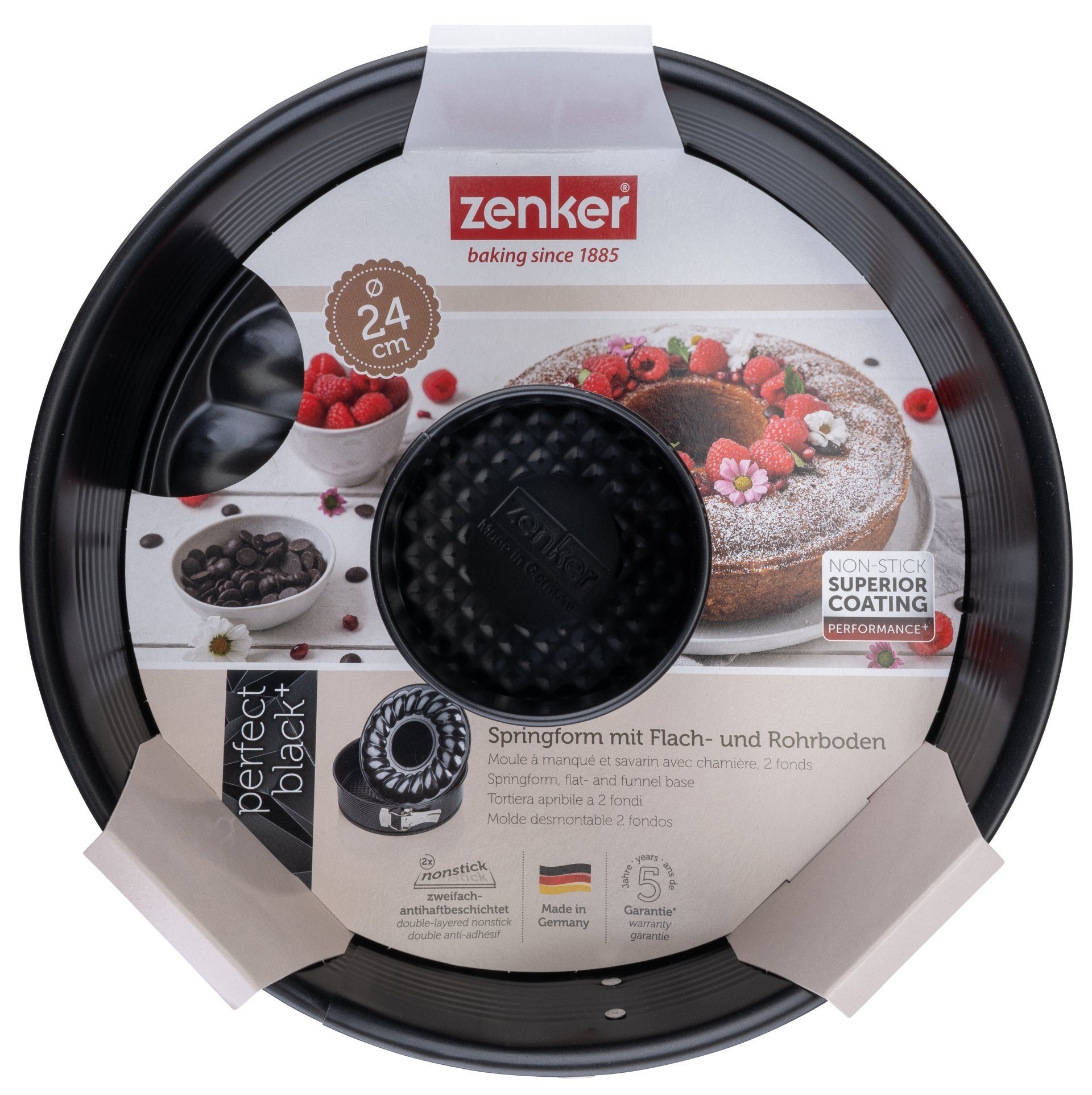 Moule à manqué et à savarin double fond 24 cm Zenker PerfectBack+ Zenker - Mathon - 6