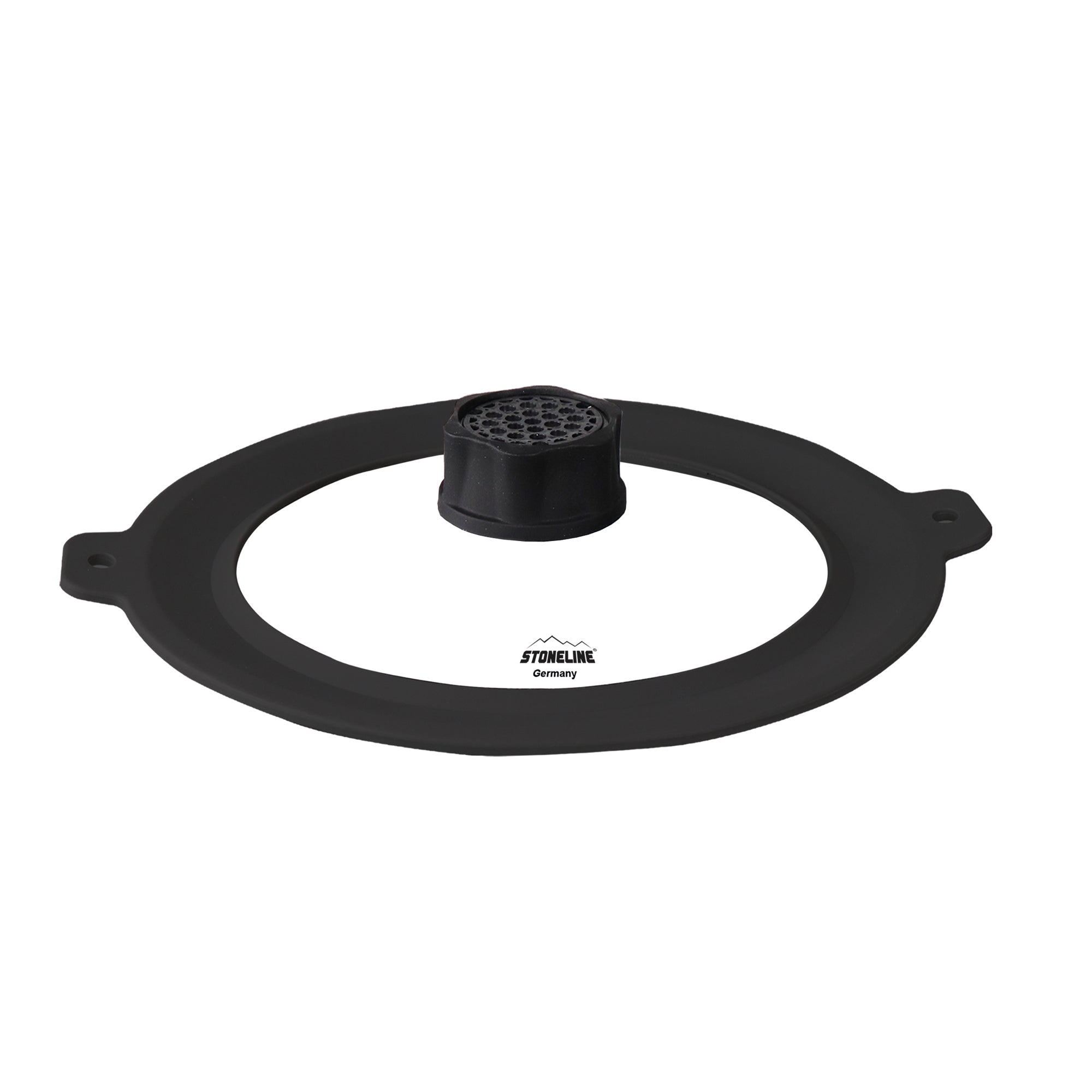 Couvercle en verre multifonction Smell Well pour ø 22/24/26/28 cm, avec kit de recharge Smell Well Stoneline - Mathon - 1