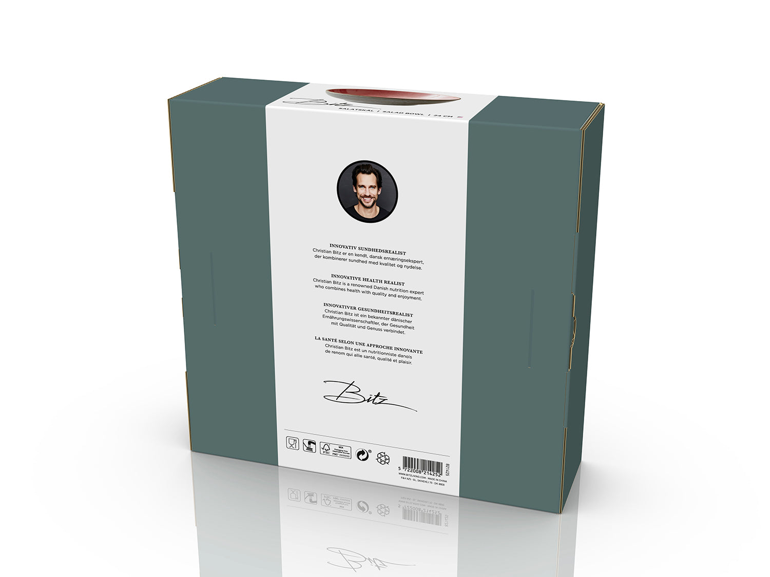 Saladier GASTRO en grès Gris/Rose clair Bitz - Mathon - 9