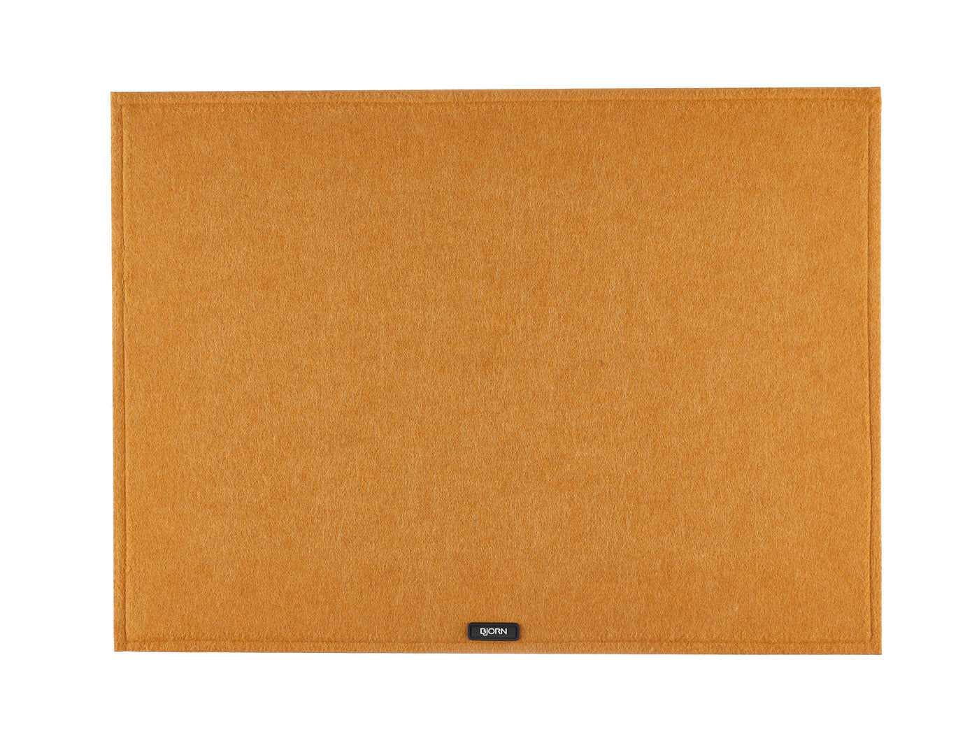 Set de table rectangulaire - 6 pièces - Feutre recyclé marron Björn - Mathon - 4