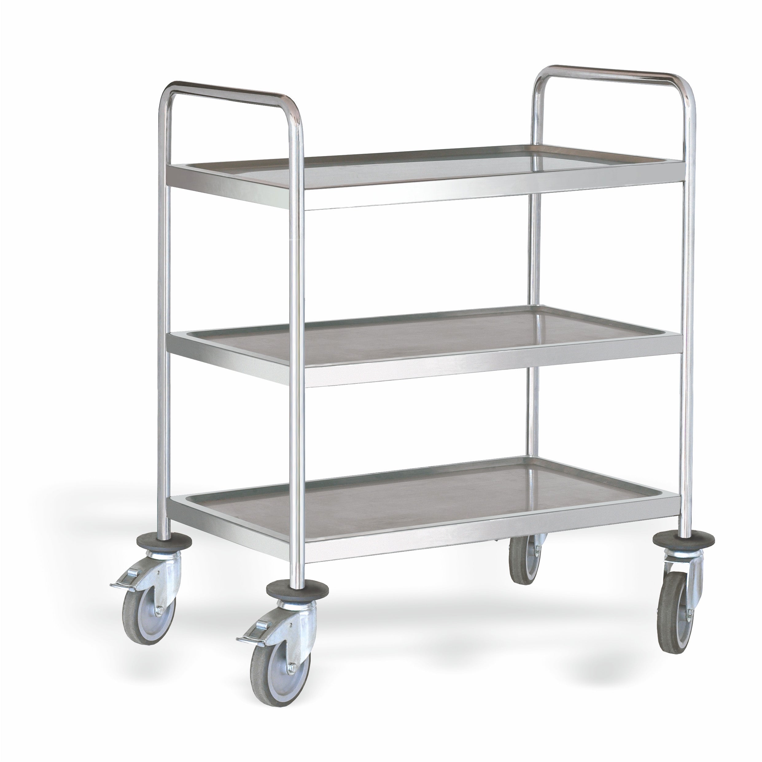 Chariot de Service Inox 3 Niveaux L 880 à 1080 mm - Pujadas - Mathon - 2