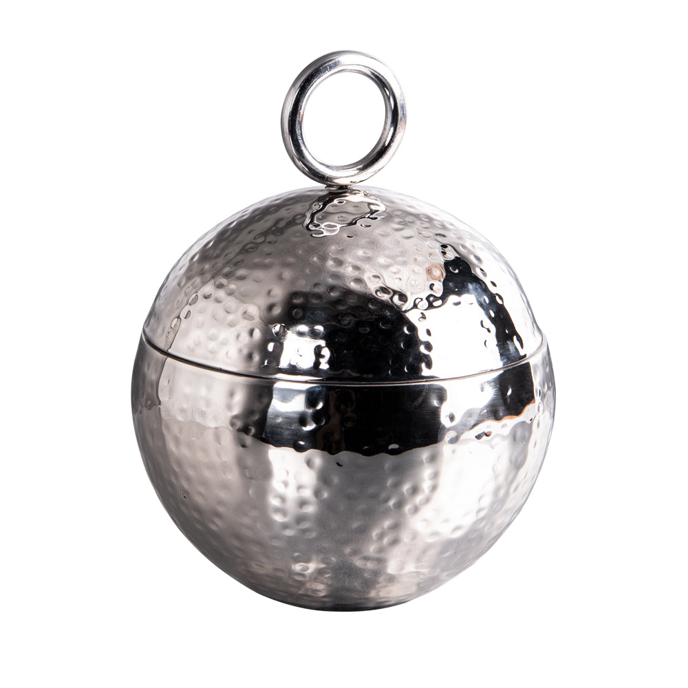 Seau à Glace boule double parois Martelé Table passion - Mathon