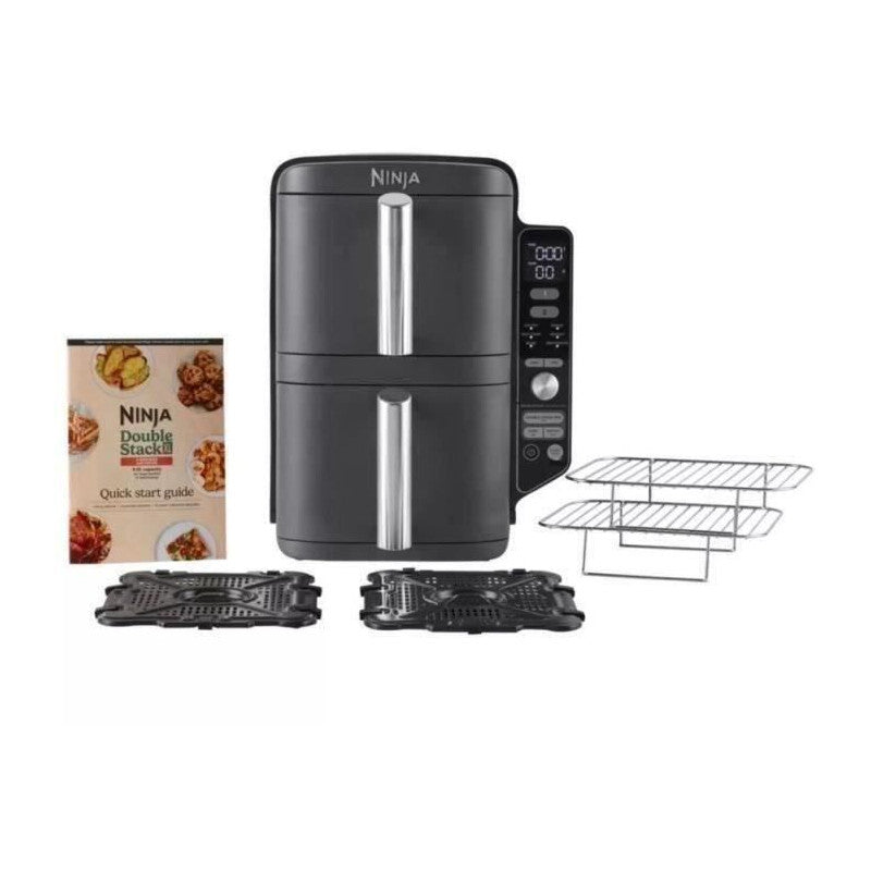 Friteuse Sans Huile Ninja Foodi - Double Stack Sl400eu - 9,5 L - 2 Tiroirs De Cuisson Indépendant - 6 Modes De Cuisson - 2470w Ninja - Mathon - 3