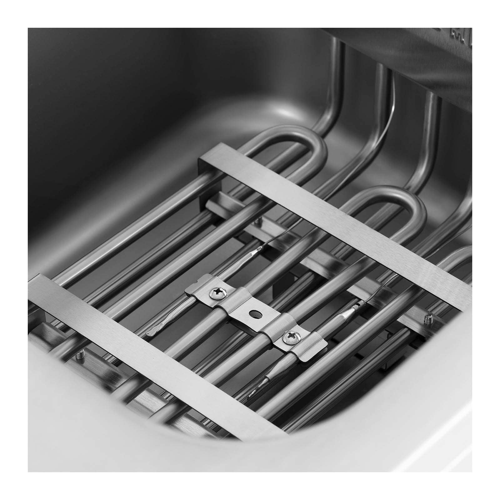 Friteuse électrique 13 litres 5 000 watts robinet de vidange zone froide sur armoire professionnelle acier inoxydable 14_0003985 - Mathon - 6