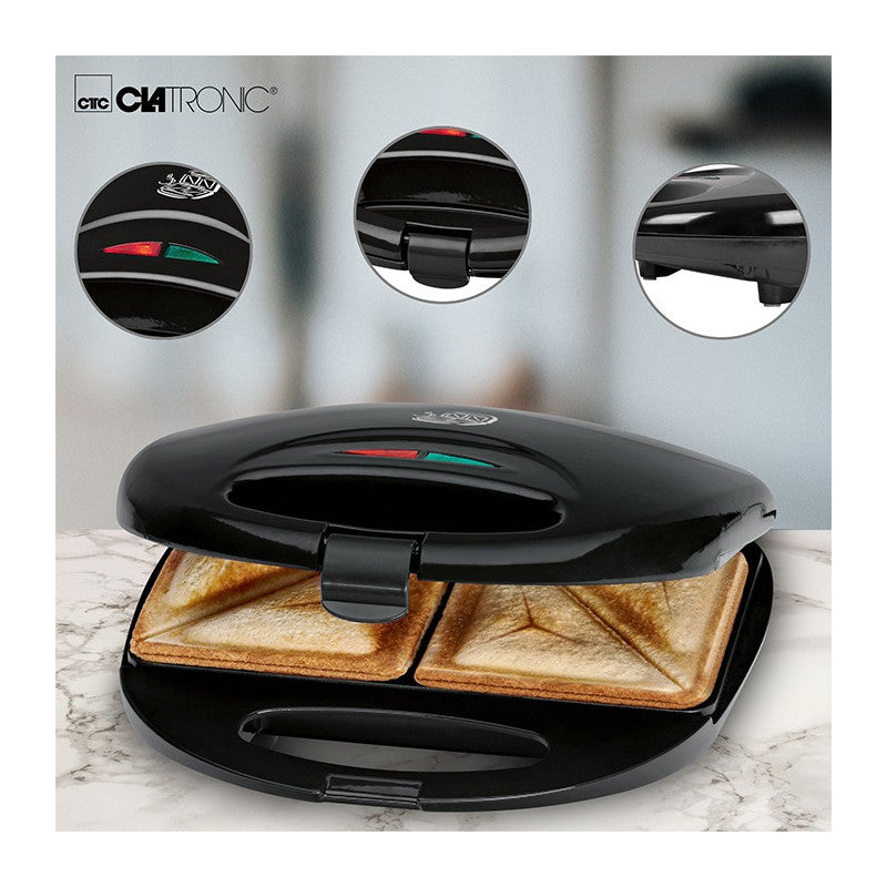 Appareil à Sandwich et Croque Monsieur Clatronic ST 3477 Noir Clatronic - Mathon - 4