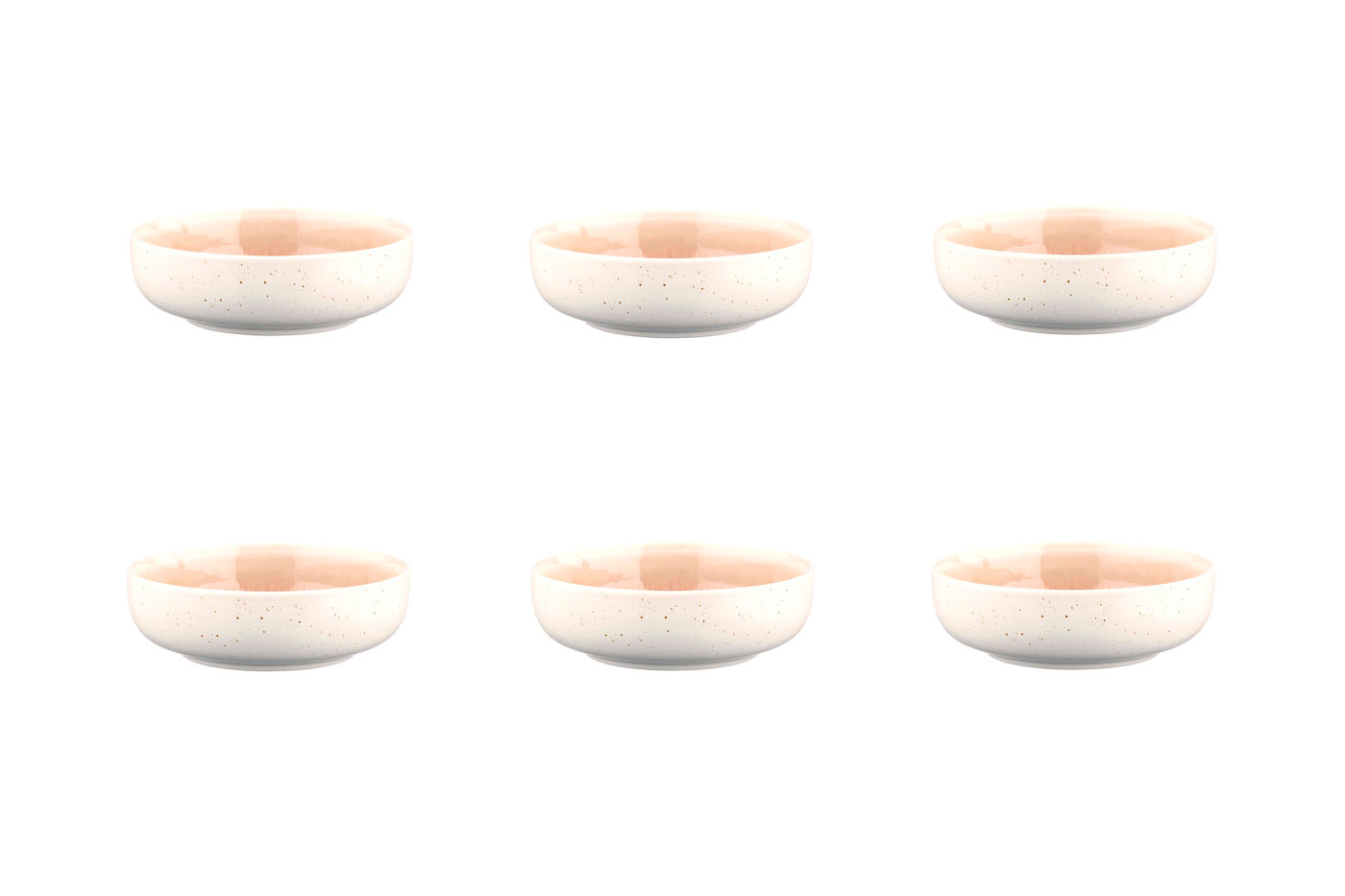 Bol OXYGEN Ø13cm - 6 pièces - Rose poudre Björn - Mathon - 1