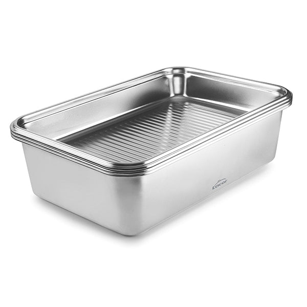 Récipient rectangulaire en acier inoxydable Ecoinox Pro 6,5 L Lacor - Mathon - 3