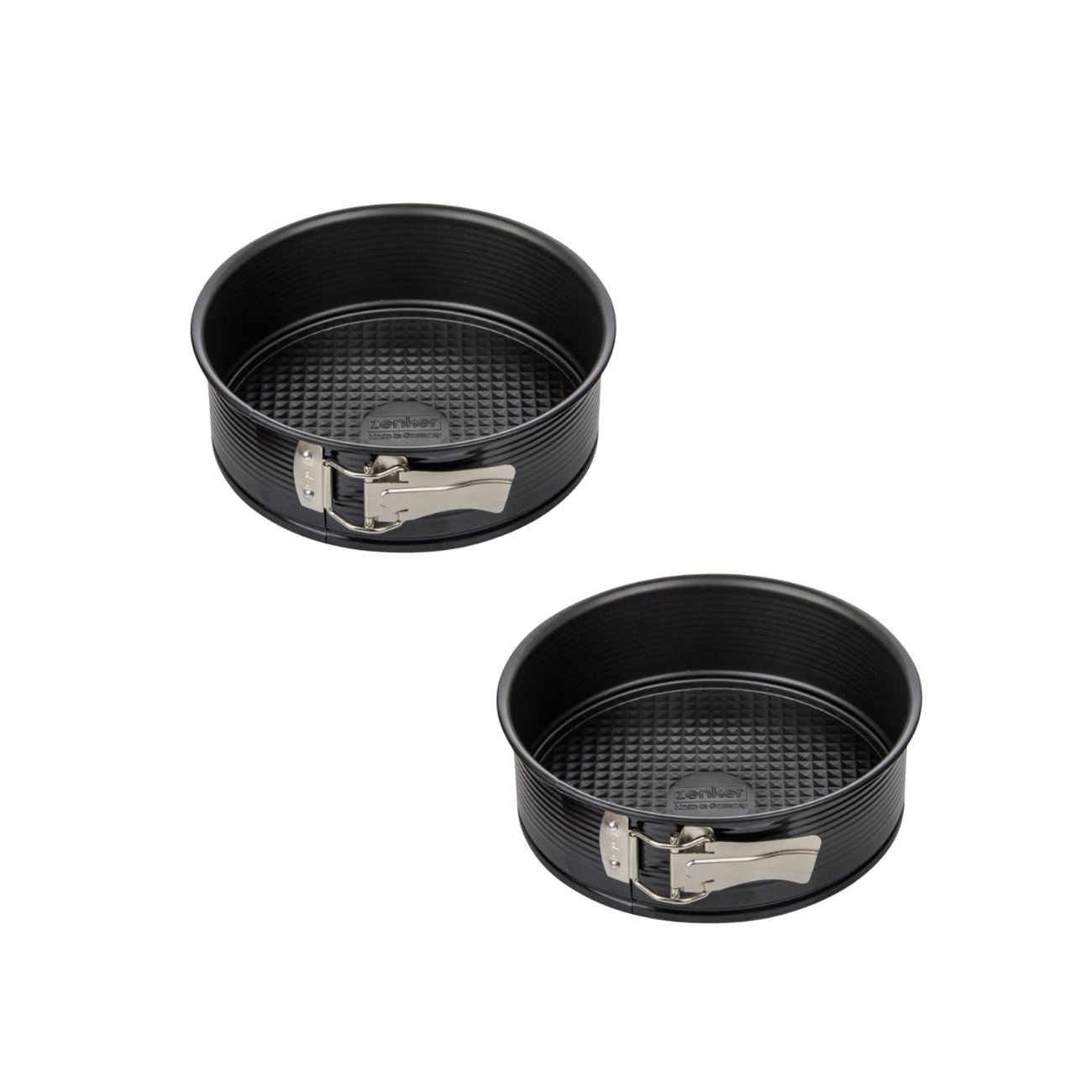 Ensemble de 2 Moules à manqué à charnière 20 cm Zenker Black Metallic Zenker - Mathon - 1