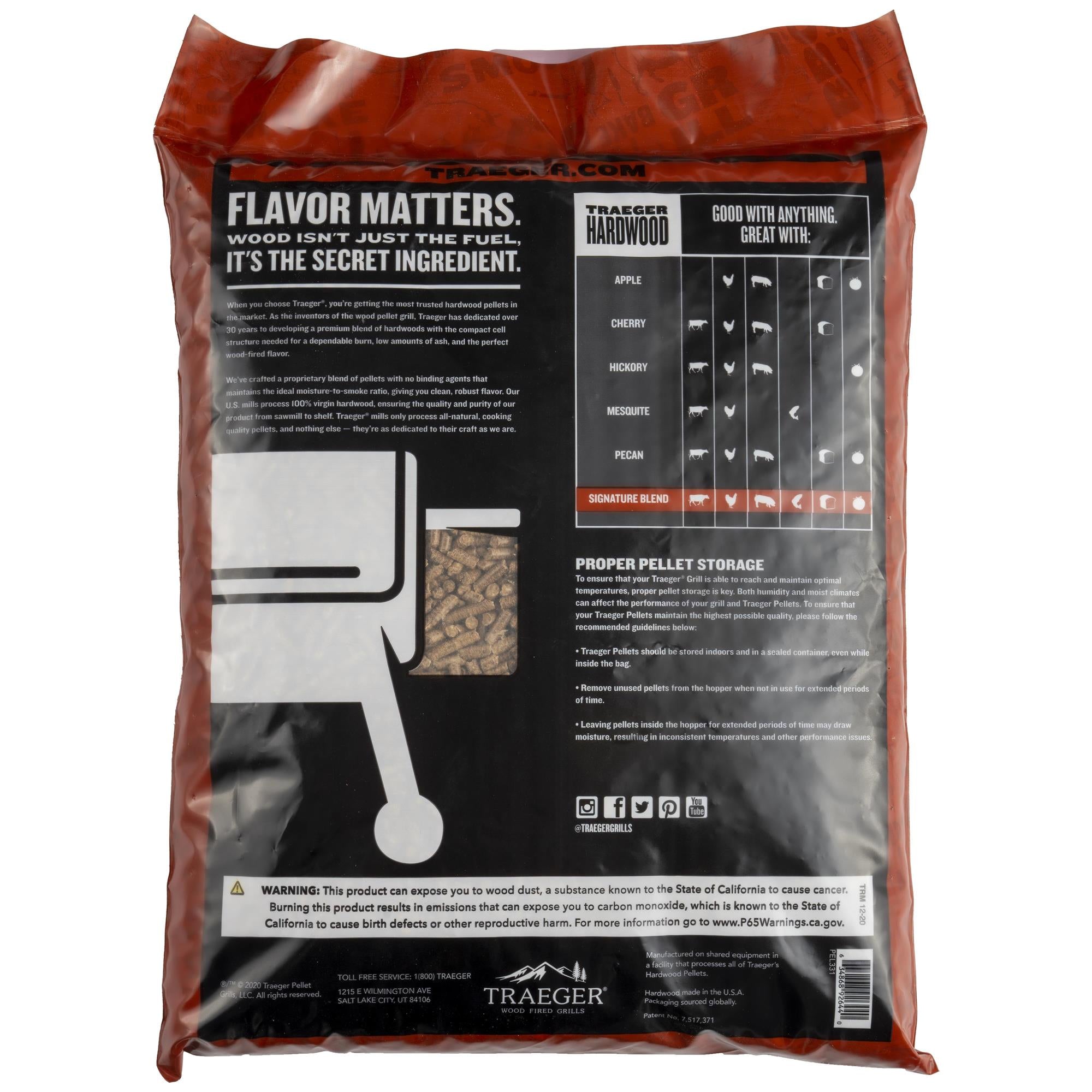 Sac De Pellets  - Mélange Signature Traeger - Mathon - 2