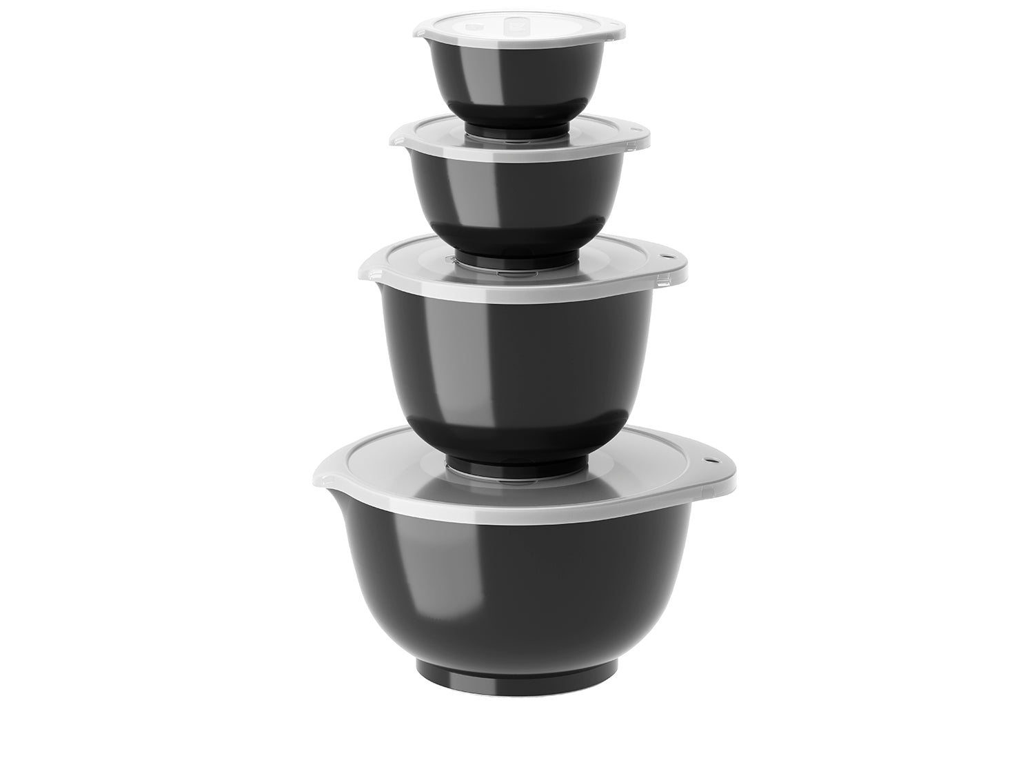 Set de bols 8 pces NEW MARGRETHE en durostima® Noir de carbone Rosti - Mathon - 1