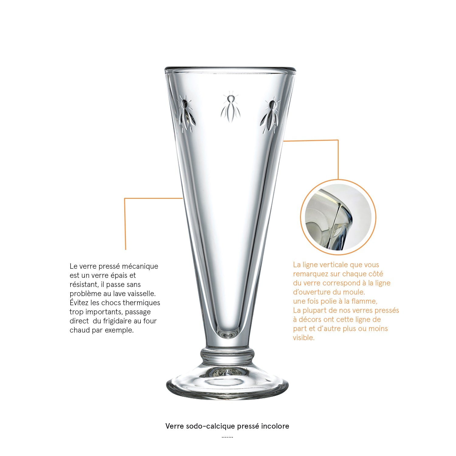 Lot de 6 flûtes La Rochère - Mathon - 4