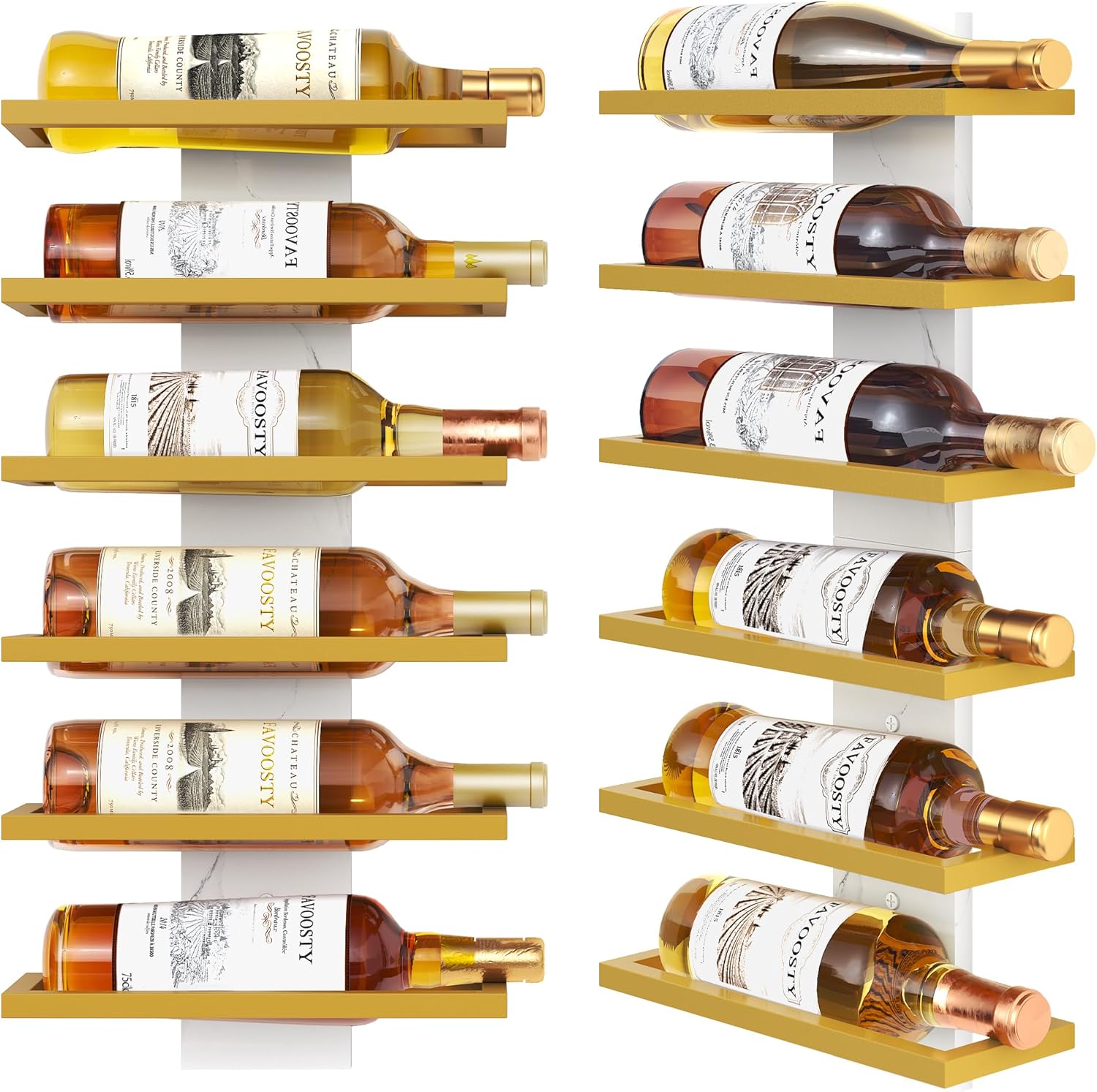 Casier à vin mural en métal, 6 niveaux Vendos85 - Mathon