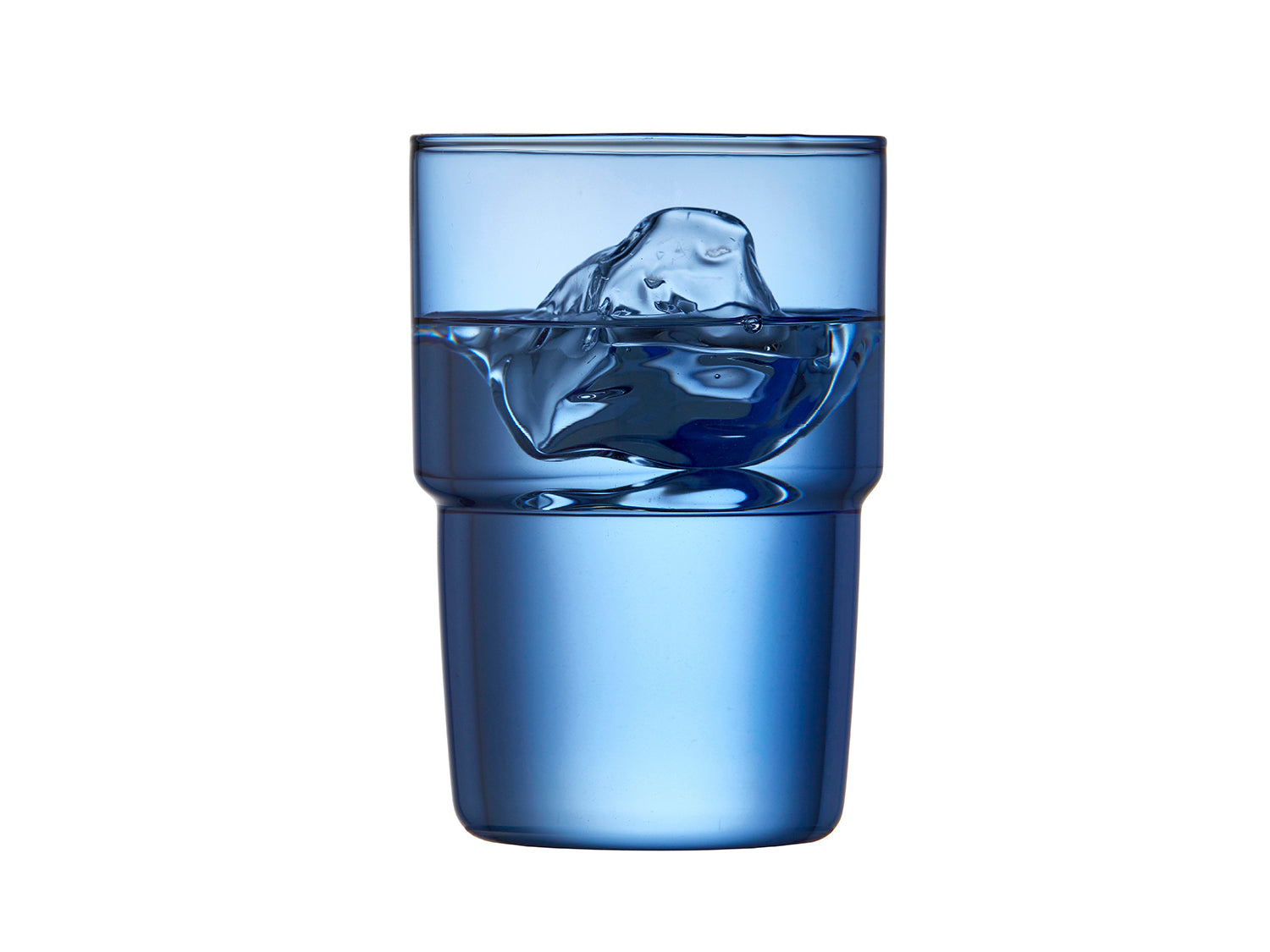 Set de 2 verres TORINO Bleu Lyngby Glas - Mathon - 2