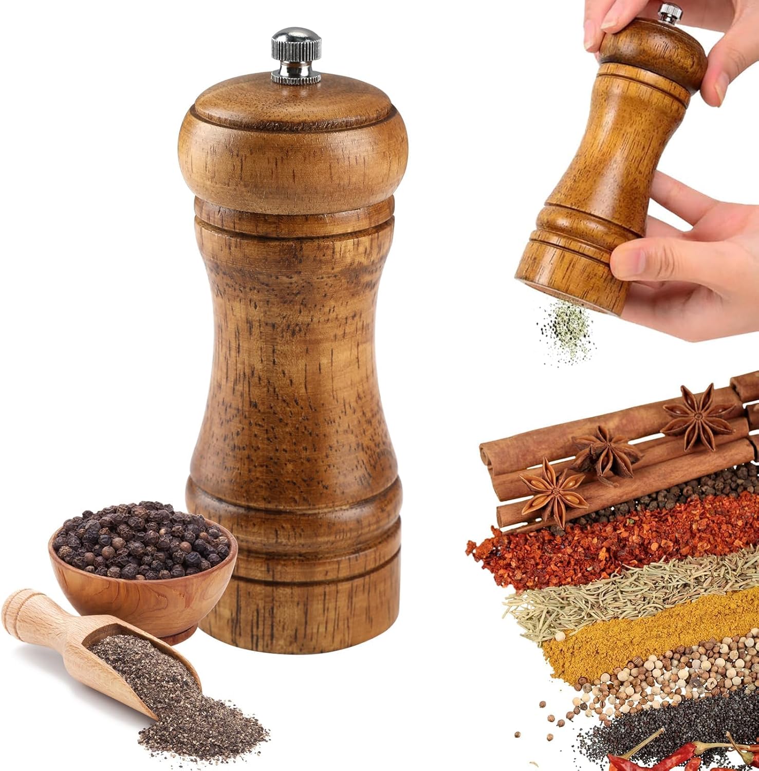 Moulin à Poivre Réglables en Céramique Vendos85 - Mathon