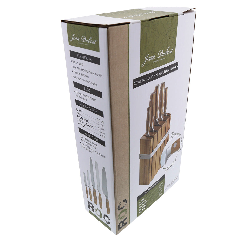 Bloc 5 couteaux Roc Jean Dubost - Mathon - 3