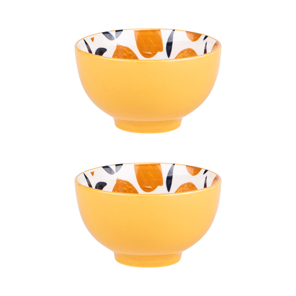 Coffret de 2 bols Sicilia 13 cm Table passion - Mathon