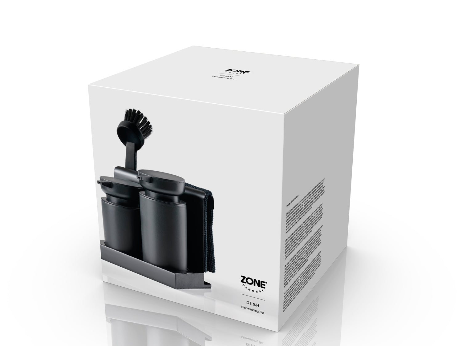 Set de vaisselle DIISH en métal et grès et polypropylène Noir Zone Denmark - Mathon - 2