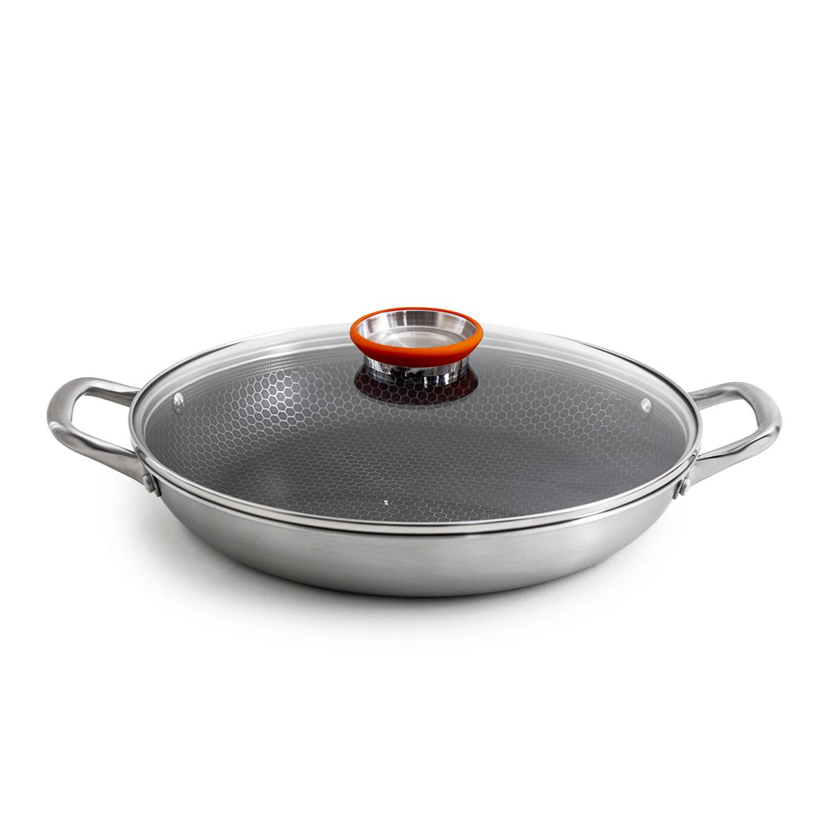 Plat à paëlla 32cm triplex - "Black Cube" Laguiole Cuisson - Mathon - 3