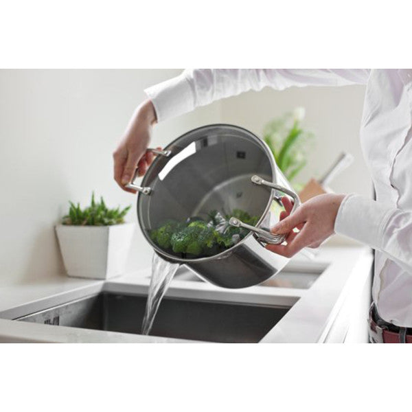 Cuiseur à pâtes et légumes 7,6 l en inox avec couvercle en verre Beka - Mathon - 2