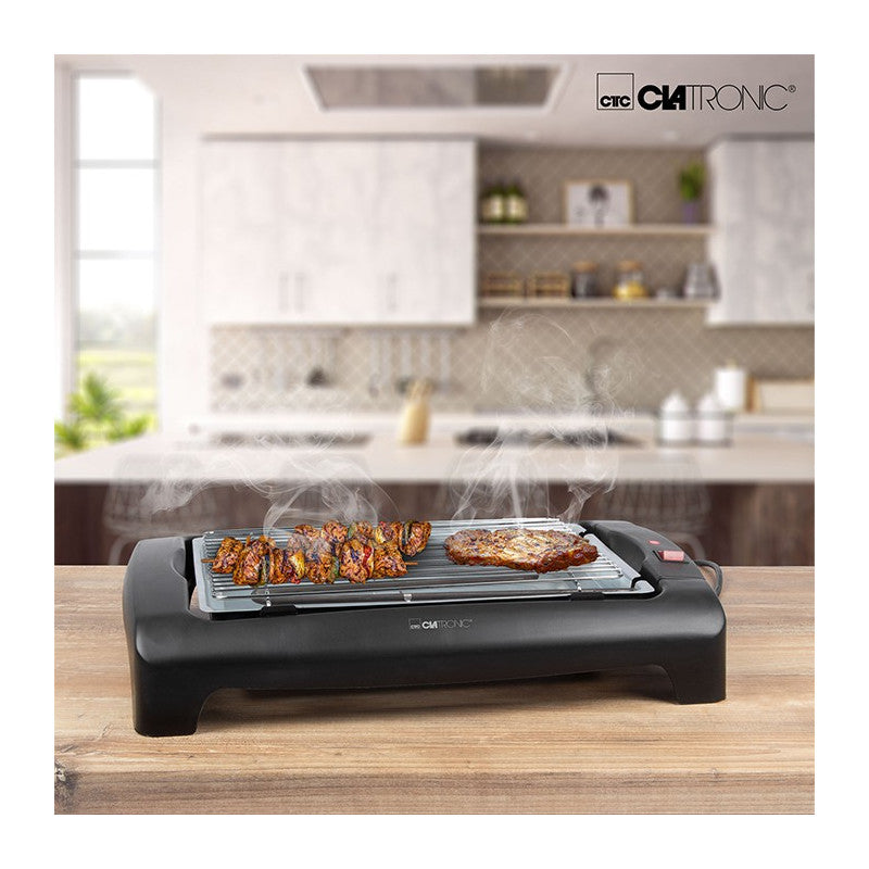 Barbecue Gril électrique de table 2000W Clatronic BQ 2977N Noir Clatronic - Mathon - 4