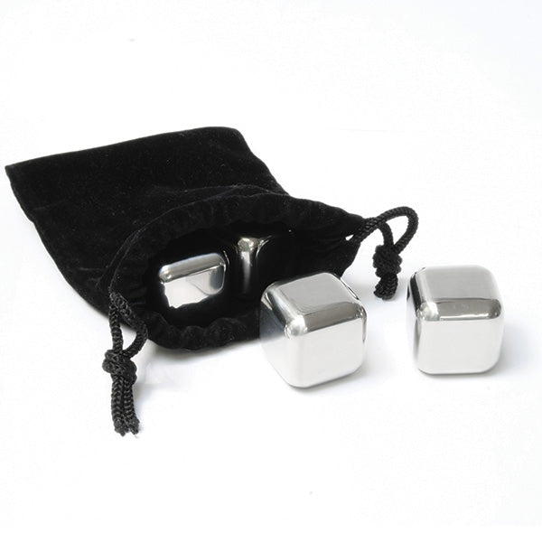 Set 4 glaçons magiques rafraîchissants en inox Mathon - Mathon - 2