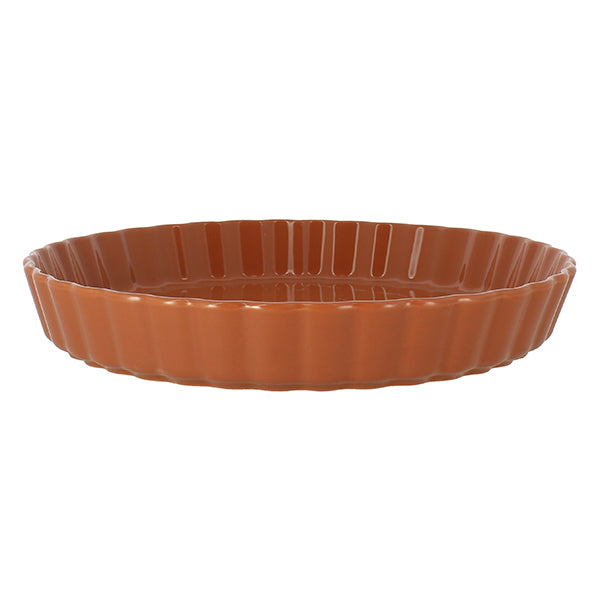 Moule à tarte Octave en grès terracotta 29 cm Menastyl - Mathon - 2