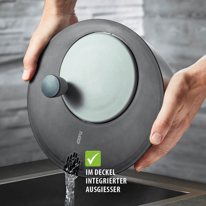 Essoreuse à salade, avec couvercle fraîcheur Gefu - Mathon - 5