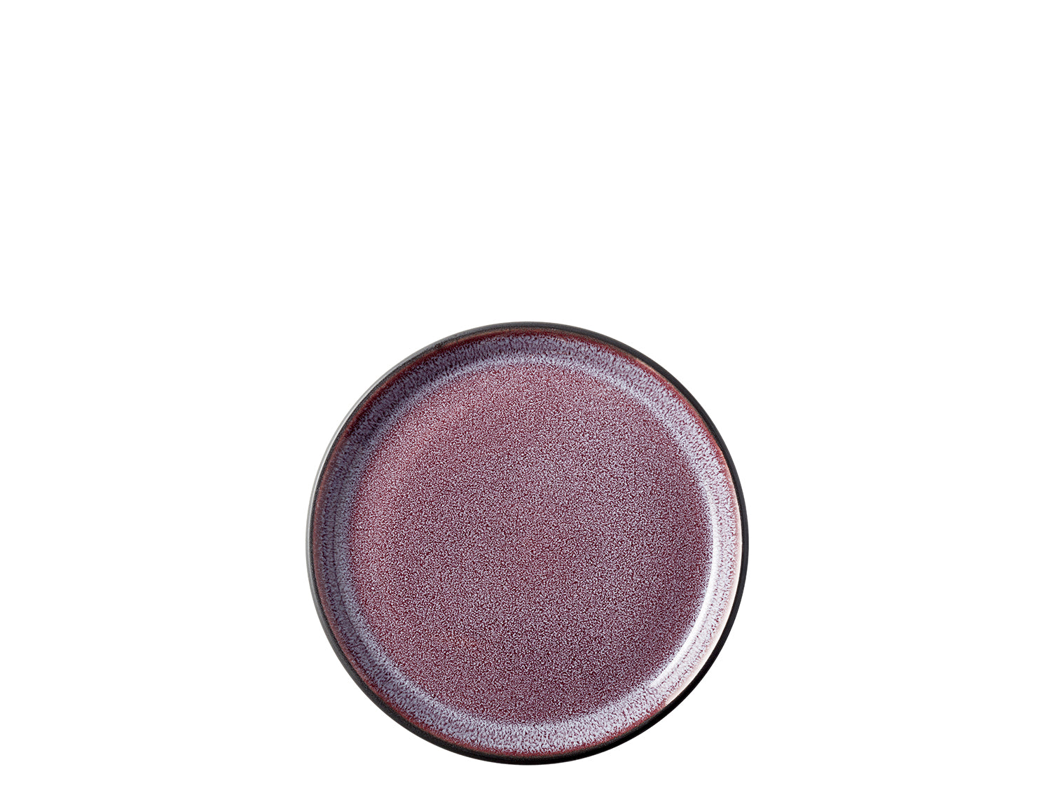 Assiette GASTRO en grès Noir/Violet Bitz - Mathon - 1