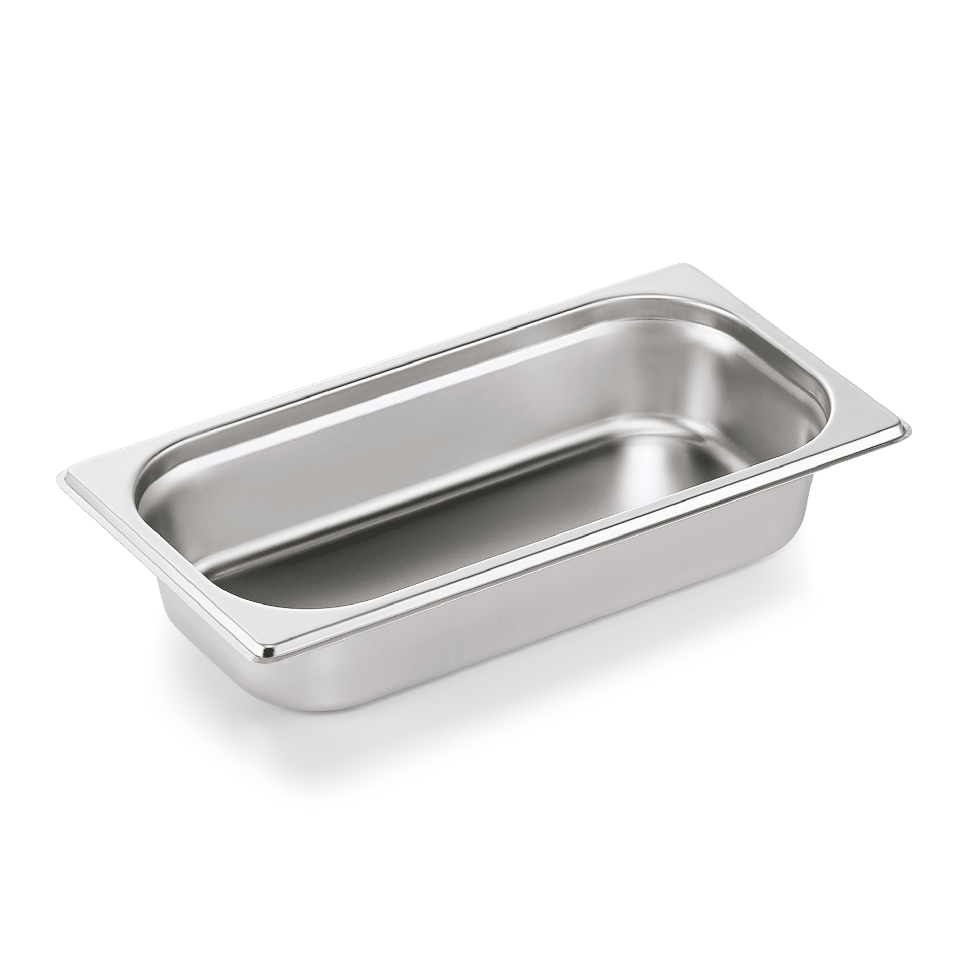 Bac GN 1/3 ECO en Acier au nickel-chrome 2,5 L H 65 mm Lot de 6 - WAS Germany - Mathon