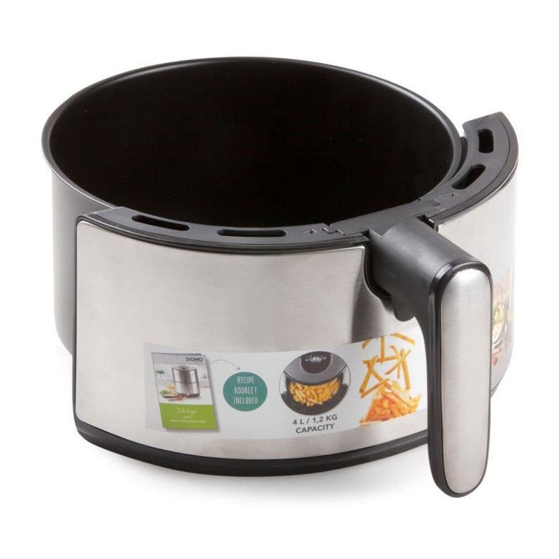 Domo Do530fr - Deli-fryer 4l - Friteuse A Air Chaud - 1,2kg - 80? A 200?c - 8 Programmes - Minuterie 60min - Ecran Lcd Domo - Mathon - 3