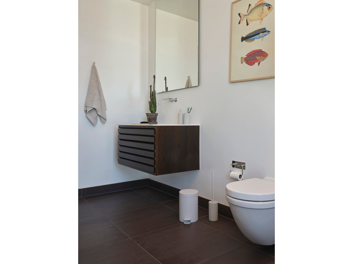 Poubelle à pédale Solo en Acier 18/8 Gris clair Zone Denmark - Mathon - 7