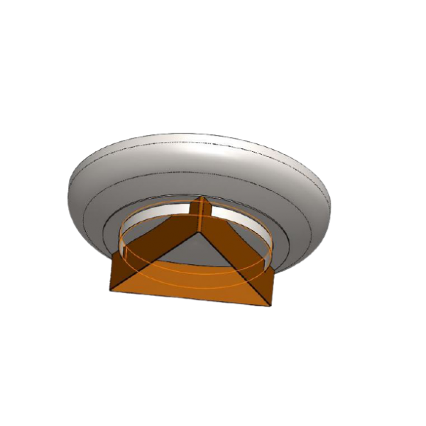 Brasero sur Socle Ø 800 mm La P