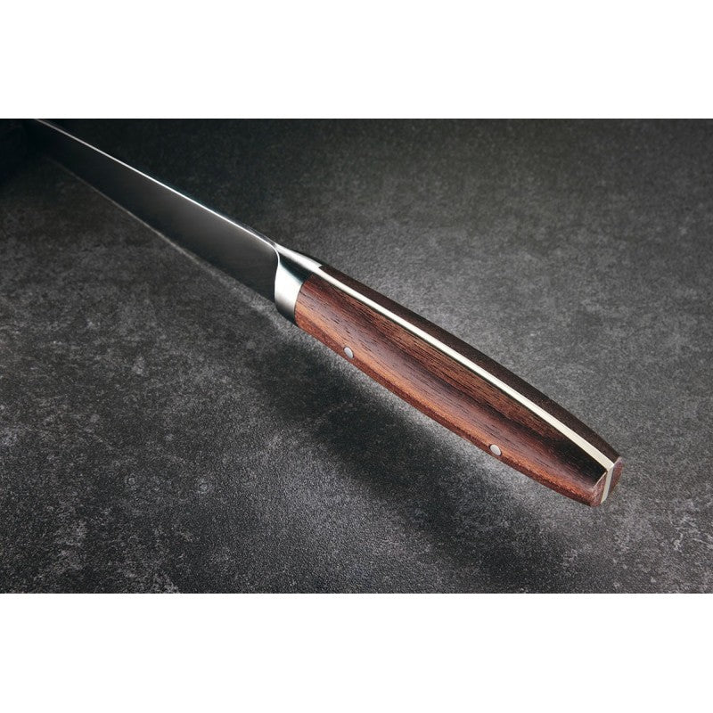 Couteau universel Enno 11,5 cm avec lame dentelée en acier et bois Gefu - Mathon - 3