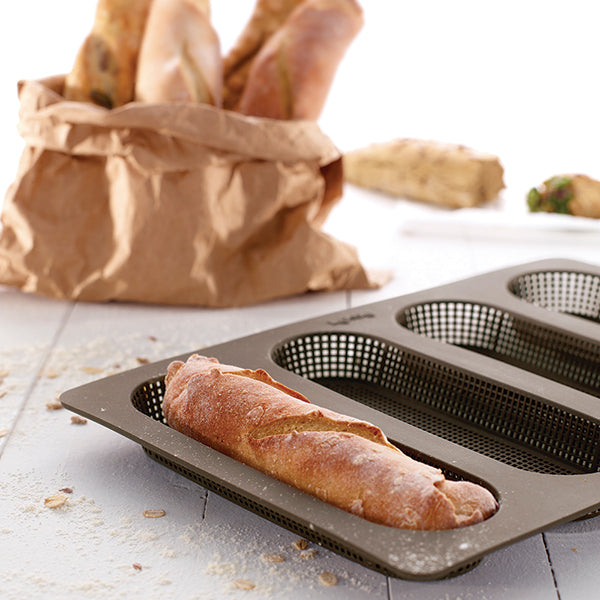 Plaque perforée  4 baguettes en silicone Lékué - Mathon - 1