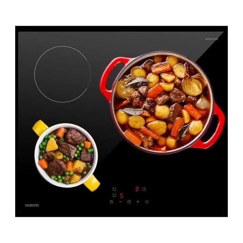 Table De Cuisson Induction Oceanic 3 Foyers L60 X P52 Cm Oceati3z7b Oceanic - Mathon - 3