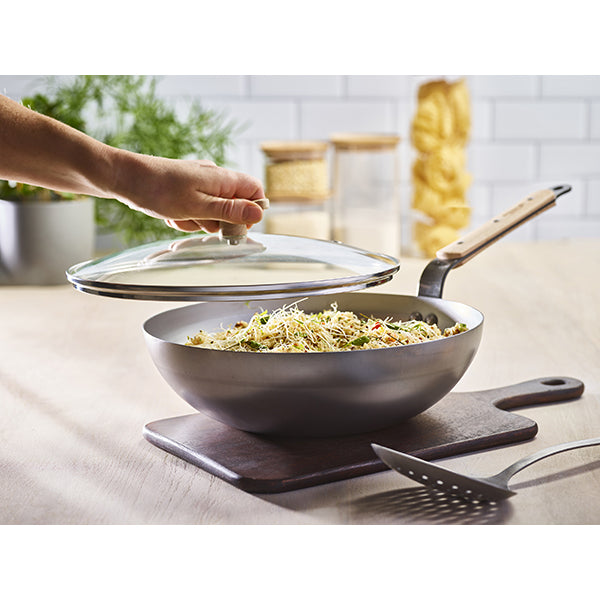 Wok acier Minéral B Bois 28 cm De Buyer - Mathon - 5