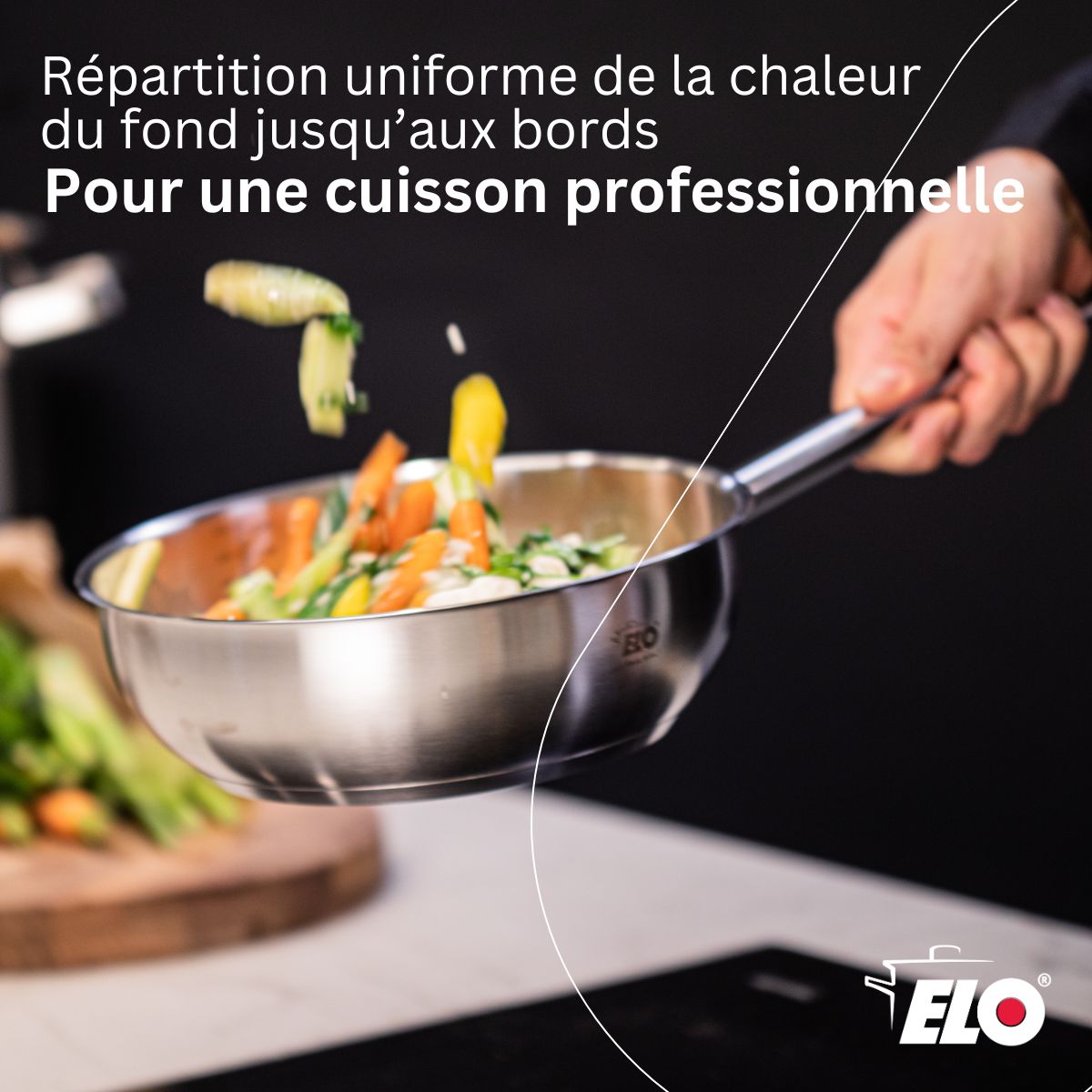 Sauteuse 20 cm en acier inoxydable 18/8  Profi Cuisine Elo - Mathon - 3
