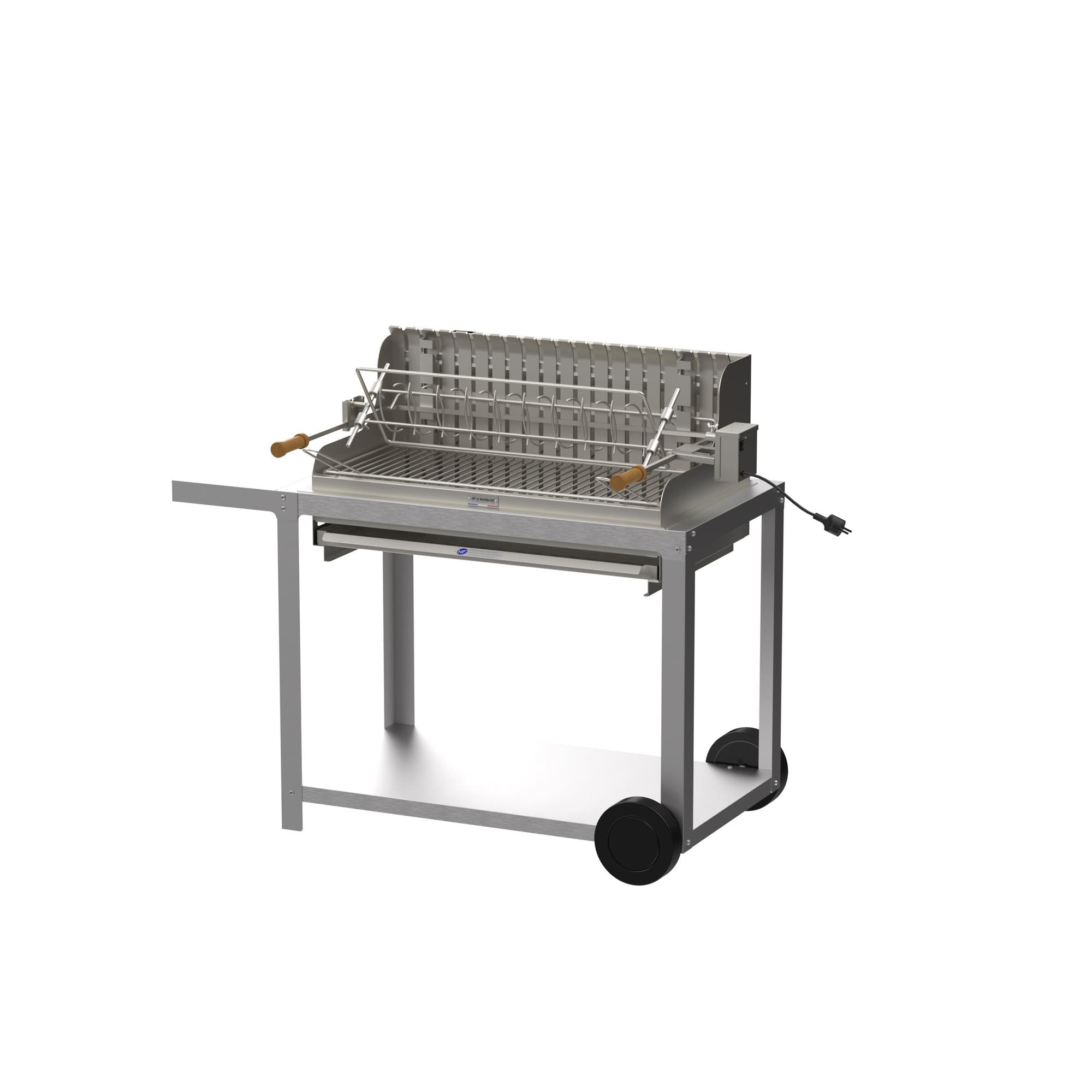 Barbecue Irissarry Inox 78*32 Sur Chariot Le Marquier - Mathon - 1