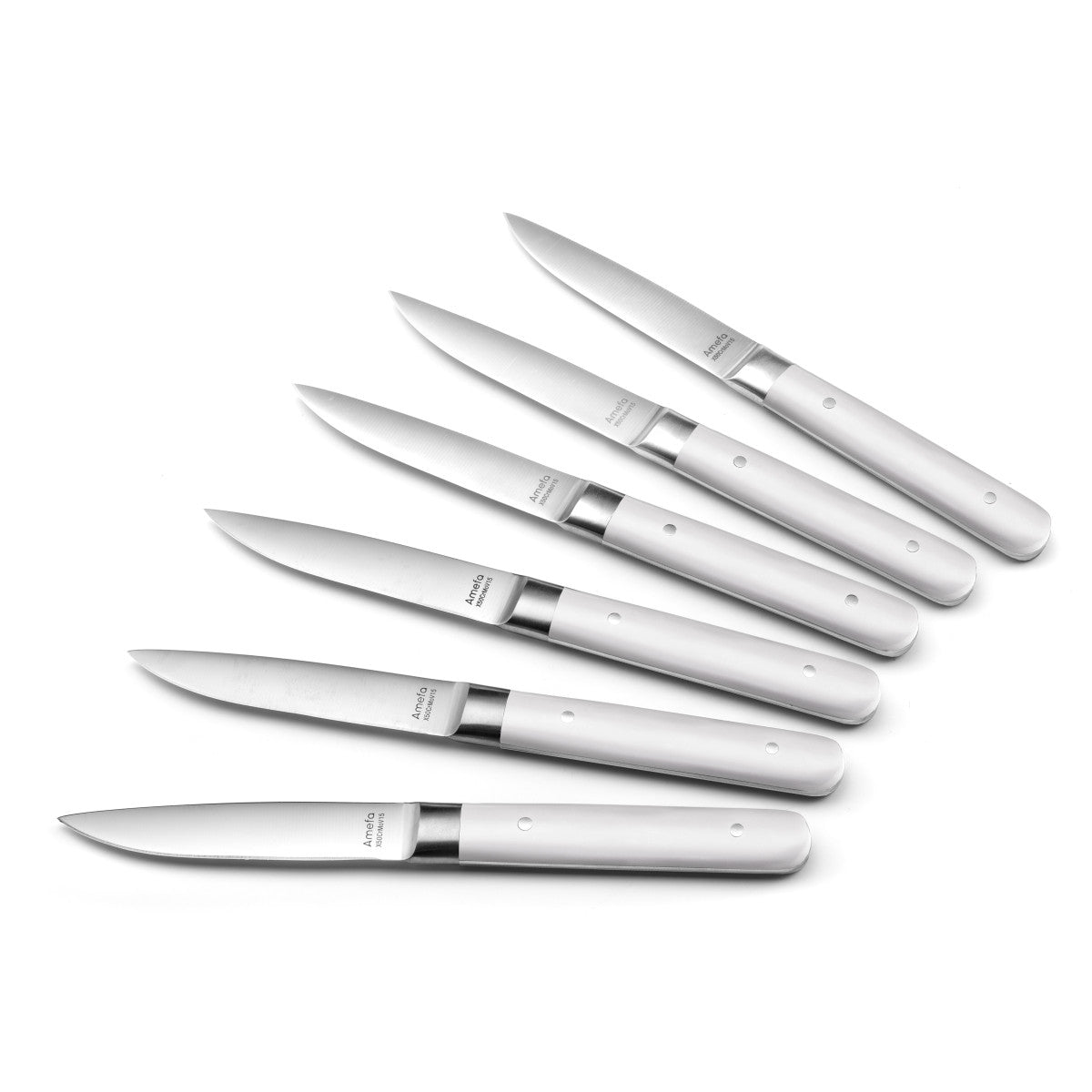 Fusion Blanc - Coffret 6 couteaux steak Amefa - Mathon - 2
