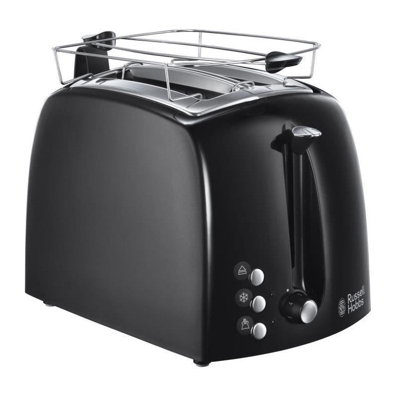 22601-56 - Toaster Textures Plus - 895 W - Noir Russell Hobbs - Mathon - 2