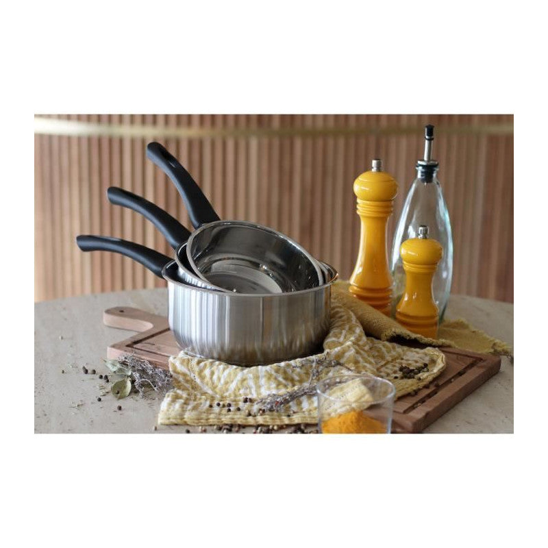 Casserole - Menastyl - 6020240 - En Acier Inoxydable - 14 Cm - Tous Feux Dont Induction Menastyl - Mathon - 4