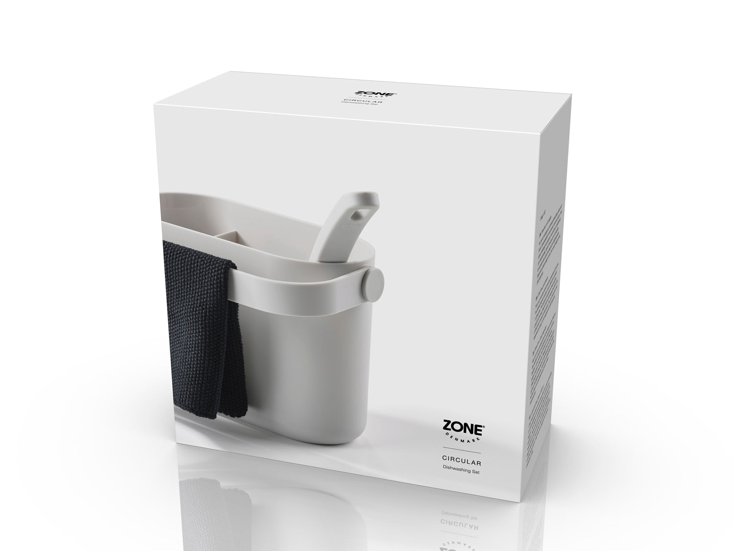 Set de vaisselle CIRCULAR en abs et polypropylène Gris chaud Zone Denmark - Mathon - 2