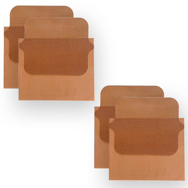 Lot 2 x 2 feuilles de cuisson rectangulaires pour friteuse à air chaud  NoStik - Mathon - 1