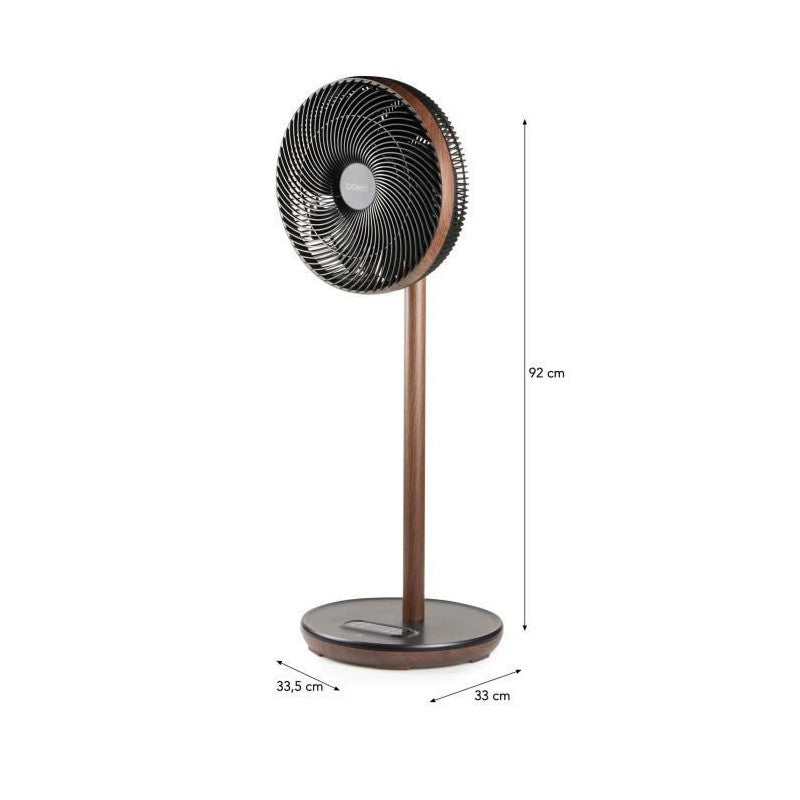 Ventilateur Sur Pied - Domo - 26 W - Bois - Eco Consommation - Silencieux - 9 Vitesses - Affichage Led - Télécommande Inclus Domo - Mathon - 5