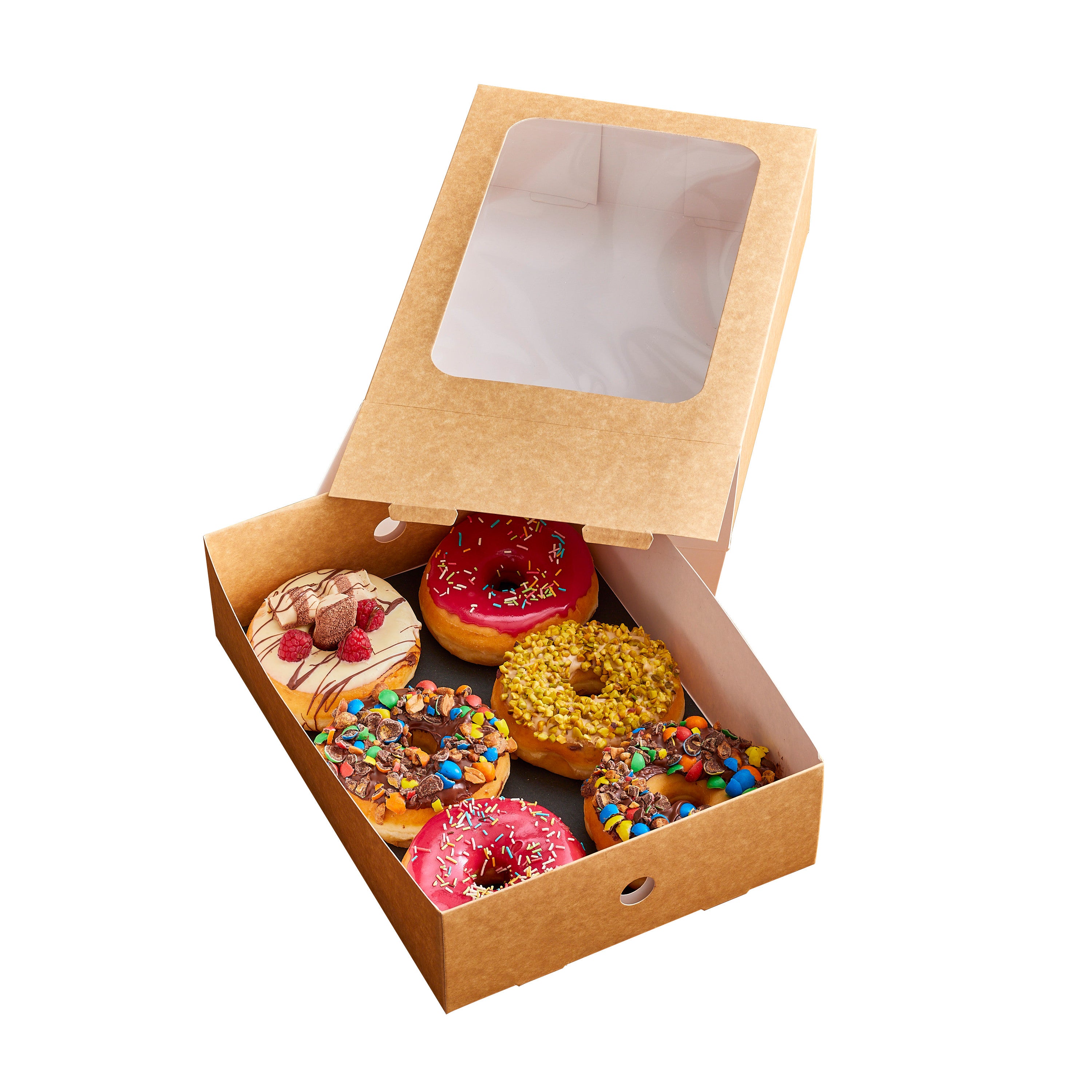 100Pcs - Etui en carton kraft pour plateau repas 310x223x83mm FirstPack - Mathon - 2